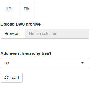 File upload option in the LifeWatch and EMODnet Biology QC tool